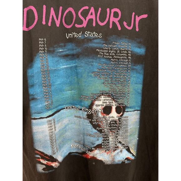 Dinosaur Jr. "Where you Been" 1989 Vintage Reprint Single Stitch Shirt - Picture 5 of 7